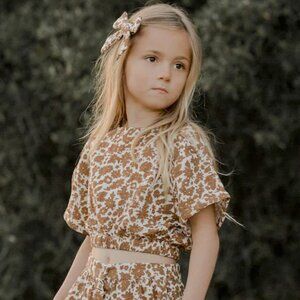 NWT Rylee + Cur Rylee + Cru Joelle Girls Cropped Top Size 6/7